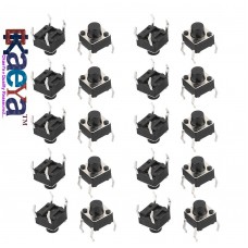 OkaeYa 25 Pcs Push Button Switch (Dip)